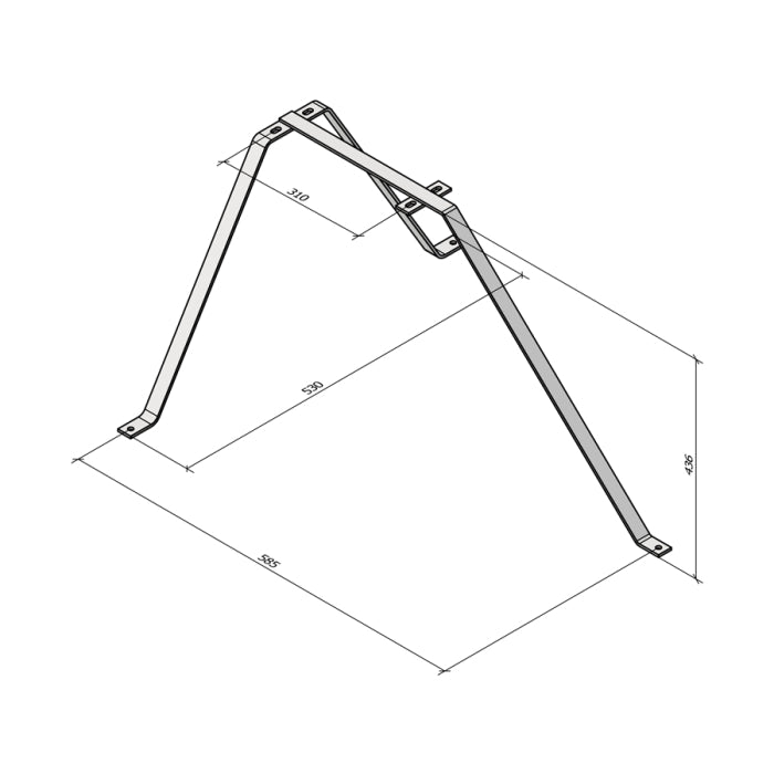 Tripod Bracket Wall Mount 470mm