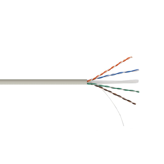 Linkbasic 305m Drum Cat6a Solid Grey UTP Cable