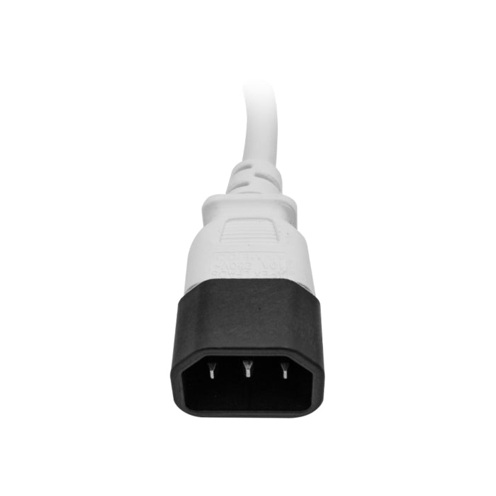Multi Plug 1x16A 1x5A 0.5m IEC Cord White