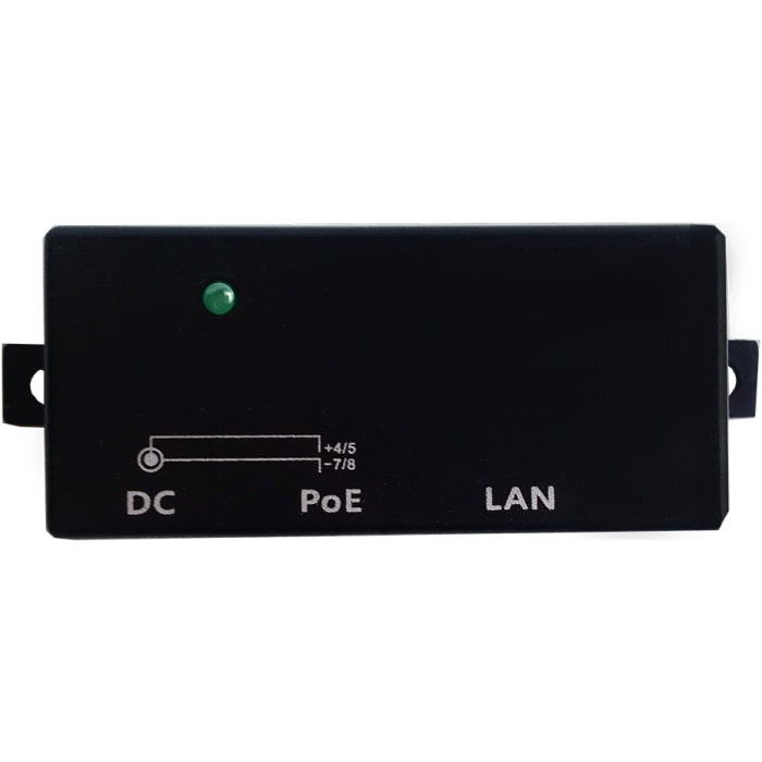 Single Port Fast Ethernet Passive PoE Injector