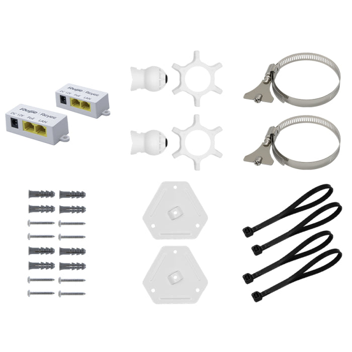 Reyee 5GHz WiFi 5 Gigabit 16dBi 30° Pre-Paired Kit | RG-EST350G